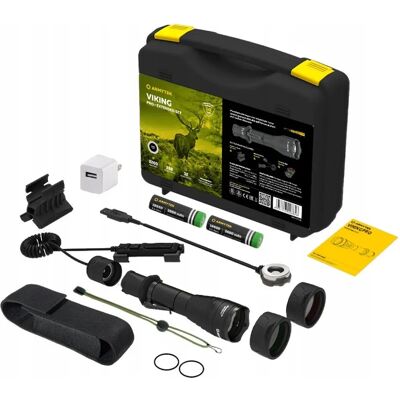 Armytek - Viking Pro Extended Set - Dwa 18650 - Latarka Armytek - Viking Pro Extended Set - Dwa 18650 - Latarka