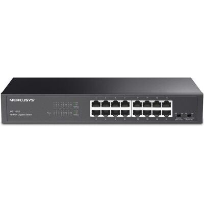 Mercusys MS116GS 16-Port Gigabit Ethernet Switch - Netzwerkausrüstung Mercusys MS116GS 16-Port Gigabit Ethernet Switch - Netzwerkausrüstung