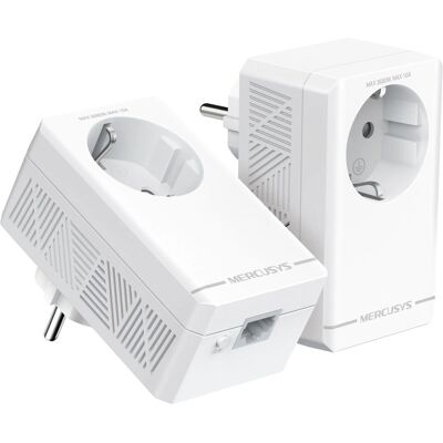 Mercusys - MP500P - AV1000 - Blanco - Powerline Adapter Mercusys - MP500P - AV1000 - Blanco - Powerline Adapter