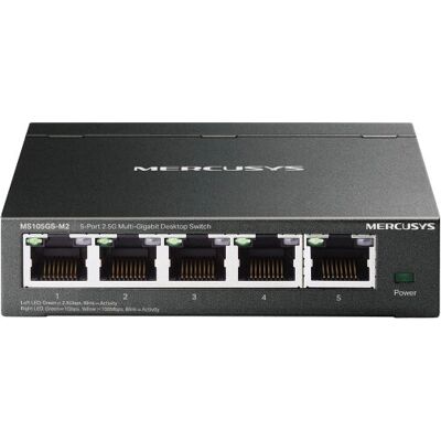 Mercusys MS105GS-M2 Switch réseau non géré, 5 ports, 2,5G - Commutateur Mercusys MS105GS-M2 Switch réseau non géré, 5 ports, 2,5G - Commutateur