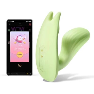 Magic Motion Umi Smart Tragbarer Dual-Motor-Vibrator - Grün - Tragbarer Vibrator Magic Motion Umi Smart Tragbarer Dual-Motor-Vibrator - Grün - Tragbarer Vibrator