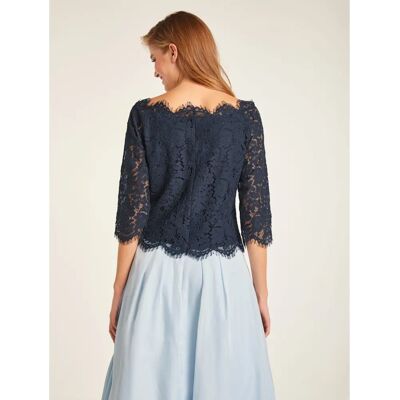 HEINE Damen Blau Modell 44 Einfarbig U-Ausschnitt Bluse HEINE Damen Blau Modell 44 Einfarbig U-Ausschnitt Bluse