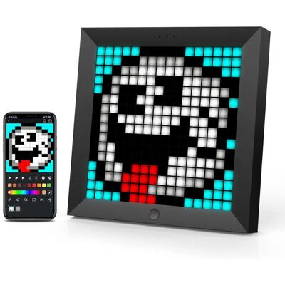 Divoom Pixoo - Cadre Numérique Art Pixel 16x16 Noir - Publicité Divoom Pixoo - Cadre Numérique Art Pixel 16x16 Noir - Publicité