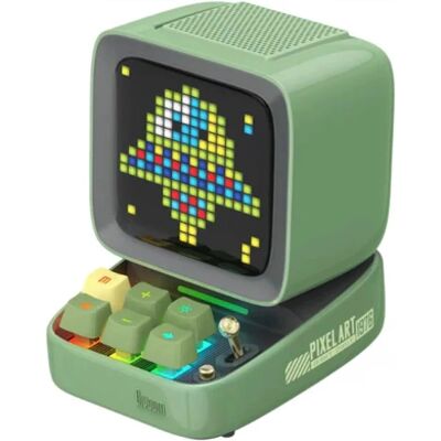 Divoom DitooPro Bluetooth Lautsprecher - Grün - 8h Akku Divoom DitooPro Bluetooth Lautsprecher - Grün - 8h Akku