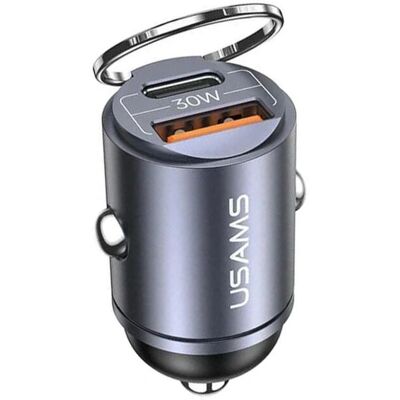 USAMS C38 Teräs autolaturi - 30W nopea lataus USAMS C38 Teräs autolaturi - 30W nopea lataus