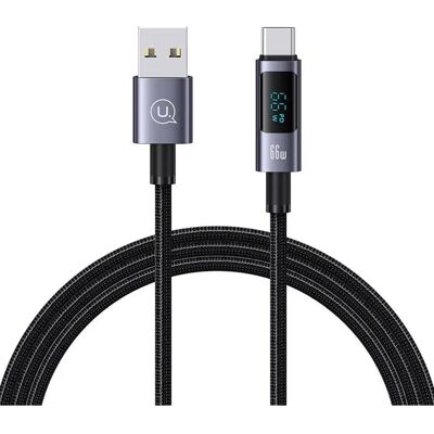 USAMS - USB-Kabel - Type-C 6A - 1,2 m - Langlebiges Aluminium - Schnelles Laden & Daten USAMS - USB-Kabel - Type-C 6A - 1,2 m - Langlebiges Aluminium - Schnelles Laden & Daten