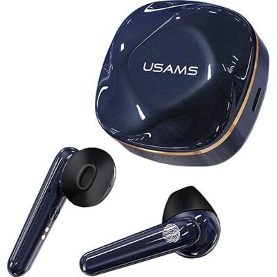 Usams Kabellose Ohrhörer - Blau - Bluetooth 5.0 - Geräuschfrei Usams Kabellose Ohrhörer - Blau - Bluetooth 5.0 - Geräuschfrei