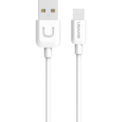 Câble Lightning Usams U-Turn - 1m Blanc - USB 2A - Publicité Câble Lightning Usams U-Turn - 1m Blanc - USB 2A - Publicité