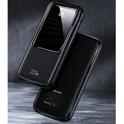 Usams Power Bank PB58 - 10K mAh, Schnelles Laden, Schwarz Usams Power Bank PB58 - 10K mAh, Schnelles Laden, Schwarz