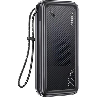 Usams Powerbank PB60 - 20000mAh, Schnellladung, Schwarz Usams Powerbank PB60 - 20000mAh, Schnellladung, Schwarz