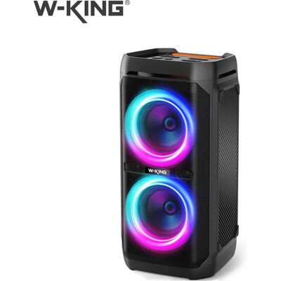 Altoparlante Bluetooth W-KING T11 - Impermeabile, 100W, Illuminazione RGB Altoparlante Bluetooth W-KING T11 - Impermeabile, 100W, Illuminazione RGB