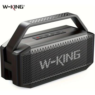 Altoparlante Bluetooth W-KING D9-1 - 60W, 40h Batteria Portatile Altoparlante Bluetooth W-KING D9-1 - 60W, 40h Batteria Portatile