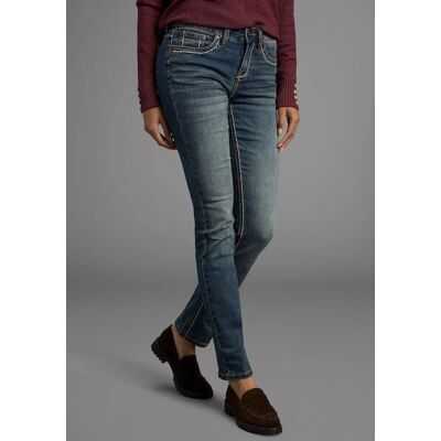 ARIZONA Niedrige Leibhöhe Kontrastnähte Slim Fit Jeans ARIZONA Niedrige Leibhöhe Kontrastnähte Slim Fit Jeans