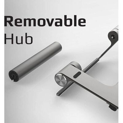 Support pour ordinateur portable Promate Primebase-C 4K HDMI Ethernet USB-C 9-en-1 - Publicité Support pour ordinateur portable Promate Primebase-C 4K HDMI Ethernet USB-C 9-en-1 - Publicité