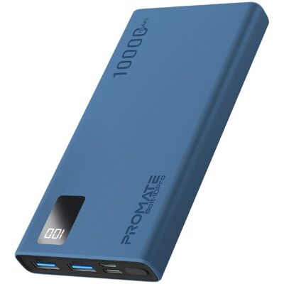 PROMATE Bolt-10Pro Powerbank - 10000mAh, USB-C, Blau PROMATE Bolt-10Pro Powerbank - 10000mAh, USB-C, Blau