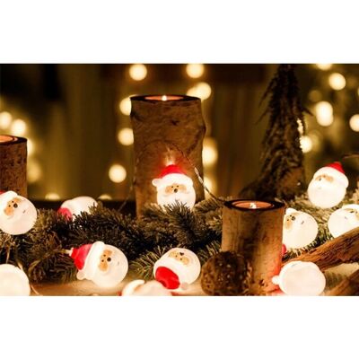 Teknikproffset Joulutähti Santa - 3m LED-slinga Teknikproffset Joulutähti Santa - 3m LED-slinga