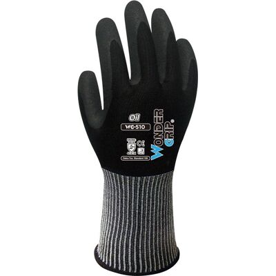 Guanti da officina Wonder Grip WG-510 - Nero, Nitrile, Nylon Guanti da officina Wonder Grip WG-510 - Nero, Nitrile, Nylon