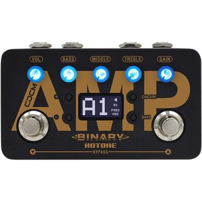 Hotone Binary Amp - Verstärker Modellierung CDCM Pedal - Gitarr-Effekt Hotone Binary Amp - Verstärker Modellierung CDCM Pedal - Gitarr-Effekt