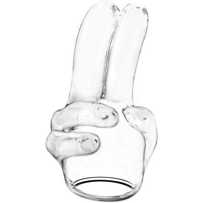 Power Embout Massage Head Double Finger - Accesorios para cabezas de masaje Power Embout Massage Head Double Finger - Accesorios para cabezas de masaje