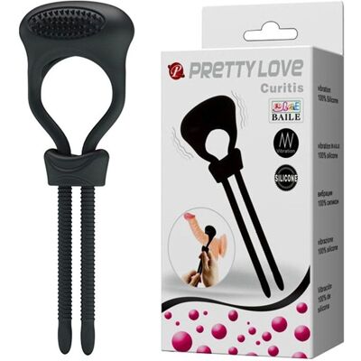 Pretty Love Curitis Anneau Vibrant - Anneau en Silicone Réglable Pretty Love Curitis Anneau Vibrant - Anneau en Silicone Réglable