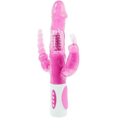 Baile Pretty Bunny Triple Vibrator - Vibratore, Triplo, Rotazione Baile Pretty Bunny Triple Vibrator - Vibratore, Triplo, Rotazione
