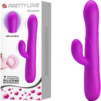 Pretty Love Douglas Vibrateur Gonflable - Stimulation G et Clitoris Pretty Love Douglas Vibrateur Gonflable - Stimulation G et Clitoris