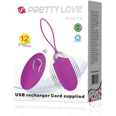 Pretty Love Jessica Wiederaufladbares USB Vibrations-Ei - Lila - Vibrator Pretty Love Jessica Wiederaufladbares USB Vibrations-Ei - Lila - Vibrator