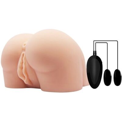 Baile Crazy Bull Vibrator - Realistinen Vagina & Anus - 15x15cm Baile Crazy Bull Vibrator - Realistinen Vagina & Anus - 15x15cm