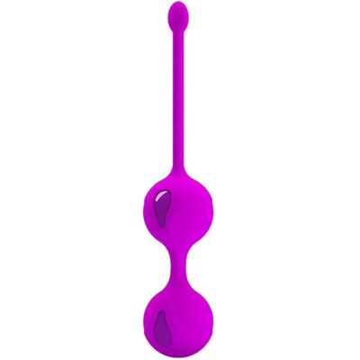 Palline Kegel in Silicone Viola Pretty Love - Rafforzamento Pelvico Palline Kegel in Silicone Viola Pretty Love - Rafforzamento Pelvico