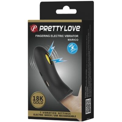 Pretty Love - Marico Vinger Massageapparaat met Vibraties en Elektro Stimulatie Pretty Love - Marico Vinger Massageapparaat met Vibraties en Elektro Stimulatie