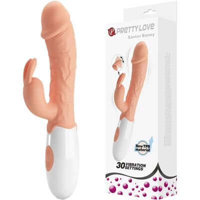 Pretty Love Lapin - Vibromasseur réaliste à 2 moteurs - 30 modes Pretty Love Lapin - Vibromasseur réaliste à 2 moteurs - 30 modes