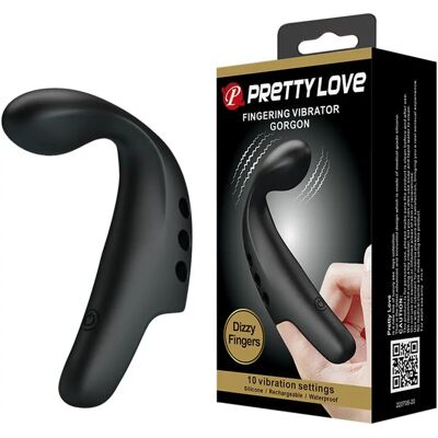 Pretty Love Gorgon - Finger Vibrator - Schwarz - Vibrator Pretty Love Gorgon - Finger Vibrator - Schwarz - Vibrator