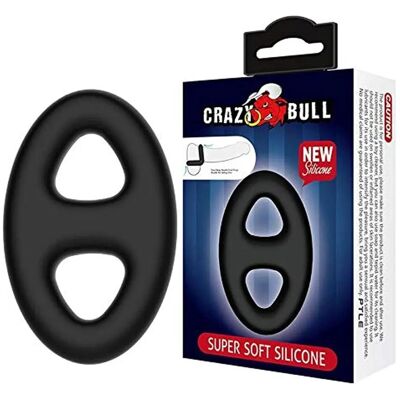 Crazy Bull - Anneau Double en Silicone - Super Doux & Confortable Crazy Bull - Anneau Double en Silicone - Super Doux & Confortable