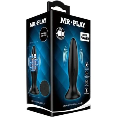 Mr. Play 12 Funzioni di Vibrazione - Anal Plug Mr. Play 12 Funzioni di Vibrazione - Anal Plug
