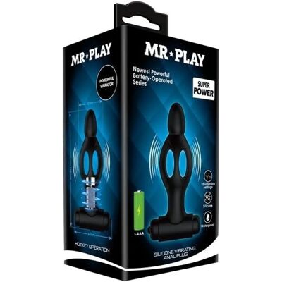 Boss of Toys MR PLAY - Plug Anal Vibrant en Silicone Boss of Toys MR PLAY - Plug Anal Vibrant en Silicone