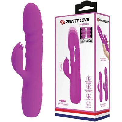 Vibrador recargable Pretty Love Melanie - Punto G y Clítoris - Silicona Vibrador recargable Pretty Love Melanie - Punto G y Clítoris - Silicona