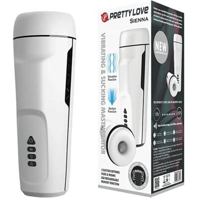 Vibromasseur Masculin Pretty Love Sienna - Vibra, Chaleur & Plus Vibromasseur Masculin Pretty Love Sienna - Vibra, Chaleur & Plus