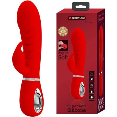 Vibratore Pretty Love Prescott - Punto G Multifunzionale - Rosso Vibratore Pretty Love Prescott - Punto G Multifunzionale - Rosso