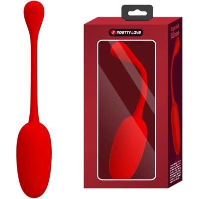 Uovo Vibratore Pretty Love Knucker - 12 Funzioni, Ricaricabile, Silicone, Rosso - Uovo Vibrante Uovo Vibratore Pretty Love Knucker - 12 Funzioni, Ricaricabile, Silicone, Rosso - Uovo Vibrante