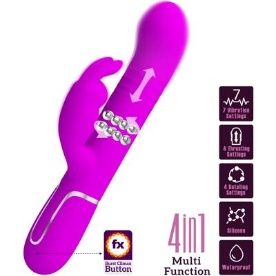 Pretty Love - Modello BW-500013-3 - Vibratore Coniglio Multifunzione Pretty Love - Modello BW-500013-3 - Vibratore Coniglio Multifunzione
