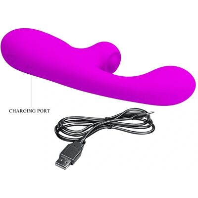 Pretty Love Skylar Vibrator Stimulaattori - Monitoiminen Jänis - Seksilelu Pretty Love Skylar Vibrator Stimulaattori - Monitoiminen Jänis - Seksilelu