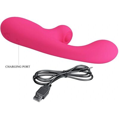 Pretty Love Skylar Vibrator - Vaaleanpunainen, 10 Moodia, USB-ladattava - Vibrator Pretty Love Skylar Vibrator - Vaaleanpunainen, 10 Moodia, USB-ladattava - Vibrator
