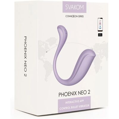 Svakom Phoenix Neo 2 Vibrerend Ei - 24cm - App Besturing Svakom Phoenix Neo 2 Vibrerend Ei - 24cm - App Besturing