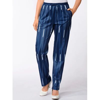 CLASSIC BASICS Jerseyhose - Damen, Kurzgrößen, Blau, Gemustert, Lang - Hosen CLASSIC BASICS Jerseyhose - Damen, Kurzgrößen, Blau, Gemustert, Lang - Hosen