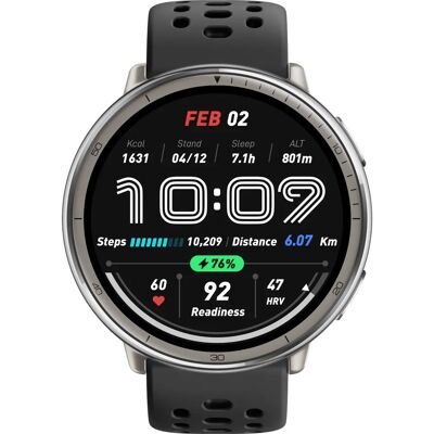 Amazfit Active 2 okosóra - Szívritmus, GPS, AMOLED - Fekete Amazfit Active 2 okosóra - Szívritmus, GPS, AMOLED - Fekete