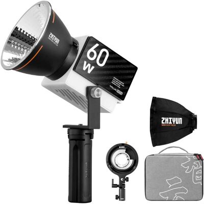 Zhiyun Marque Molus G60 Lumière LED Bi-color - Éclairage polyvalent pour photo et vidéo - Publicité Zhiyun Marque Molus G60 Lumière LED Bi-color - Éclairage polyvalent pour photo et vidéo - Publicité