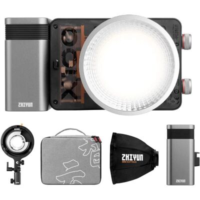 Zhiyun X100-PRO LED de Estudio -100W, 2700K-6500K, COB, Luz Fotográfica Zhiyun X100-PRO LED de Estudio -100W, 2700K-6500K, COB, Luz Fotográfica