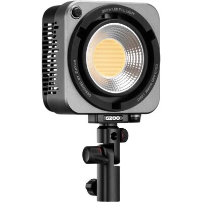 Lampe de studio portable Zhiyun Molus G200 - LED avec température réglable - Publicité Lampe de studio portable Zhiyun Molus G200 - LED avec température réglable - Publicité