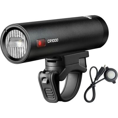Ravemen CR1000 uppladdningsbar framlykta - Svart - 1000 Lumen Ravemen CR1000 uppladdningsbar framlykta - Svart - 1000 Lumen