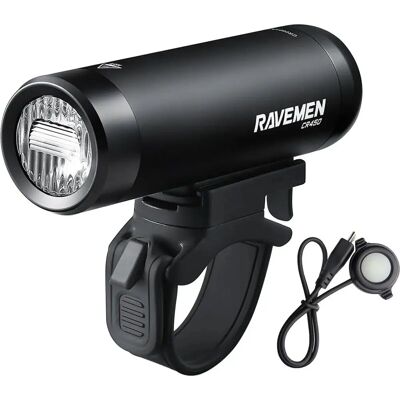 Ravemen CR450 Framlykta - Svart - 450 Lumen Ravemen CR450 Framlykta - Svart - 450 Lumen